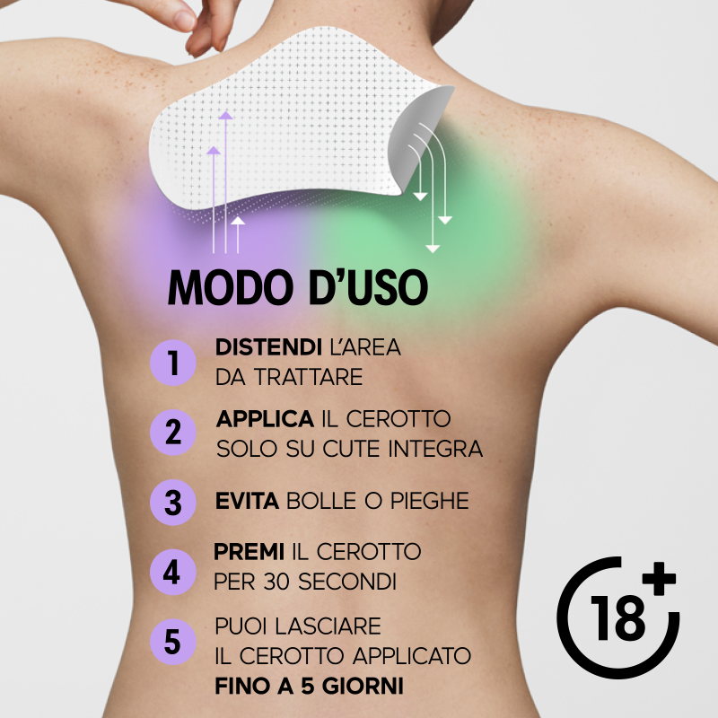 Cerotto dolore collo initiv 3 pezzi