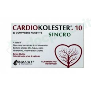 Cardiokolester 10 sincro 30 compresse rivestite estite