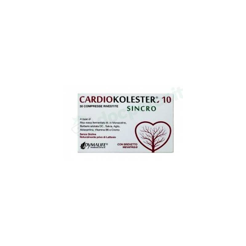 Cardiokolester 10 sincro 30 compresse rivestite estite