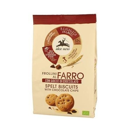 Frollino di farro con gocce di cioccolato bio 250 g