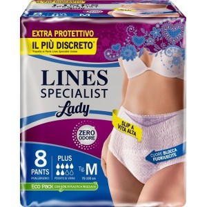 Lines specialist pants plus m farma 8 pezzi