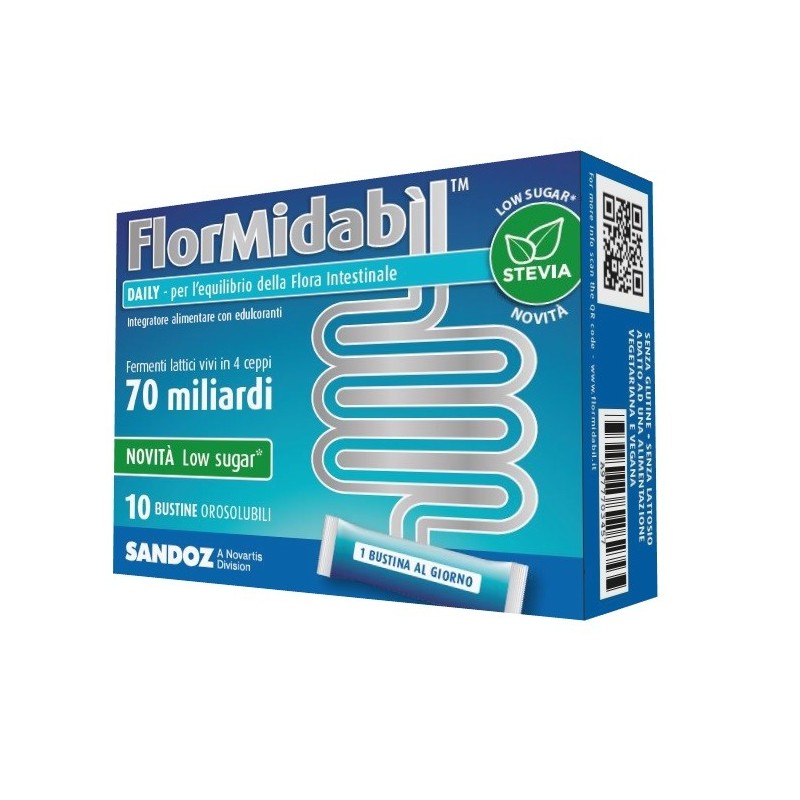 Flormidabil daily 10 bustine con stevia Flormidabil daily 10 bustine con stevia