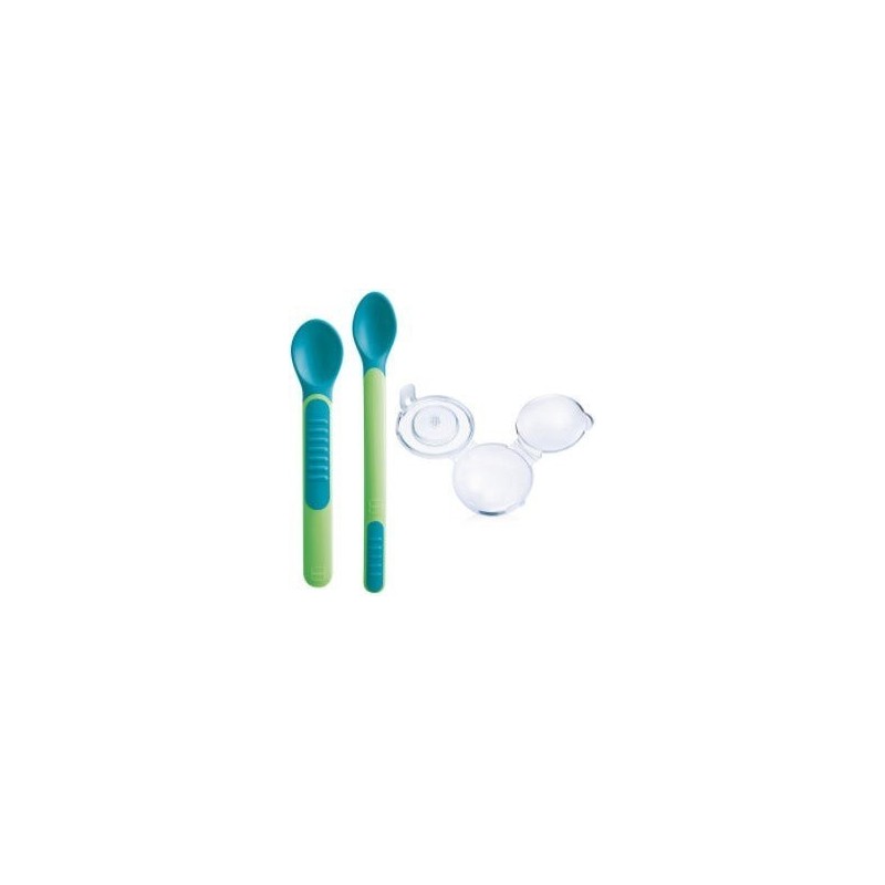 Mam heat sensitive spoons & cover 6+ neutro