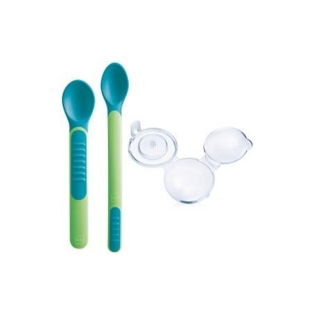 Mam heat sensitive spoons & cover 6+ neutro