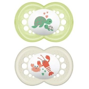 Mam original 6+ silicone neutro 2 pezzi