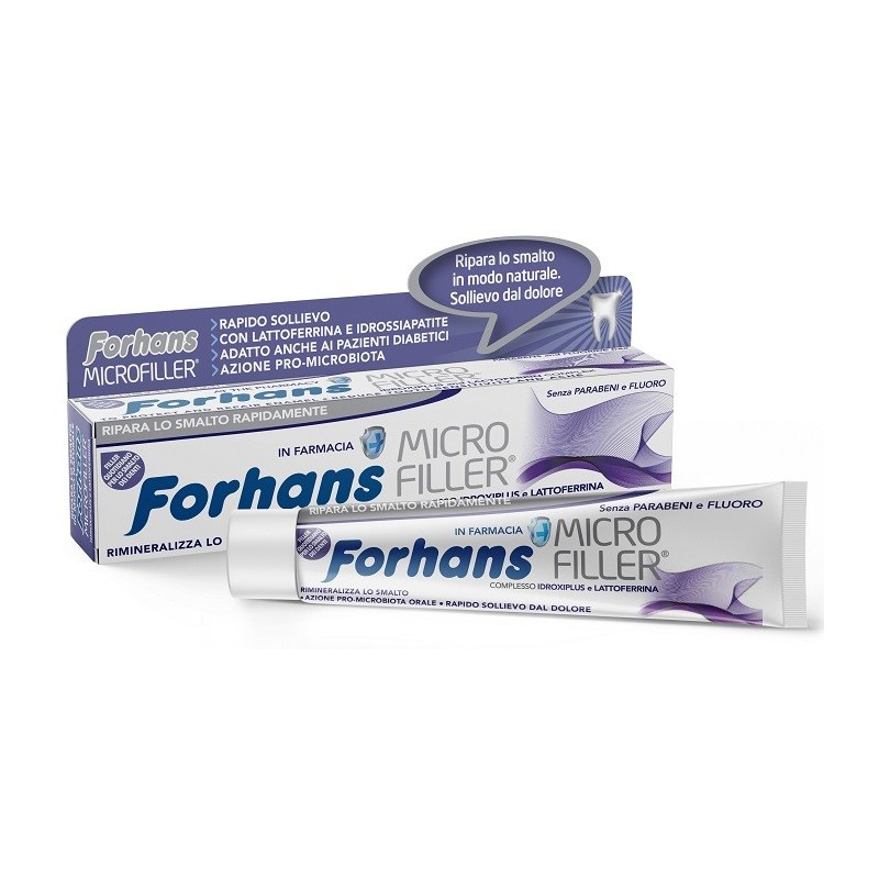 Forhans dentifricio microfiller protezione smalto 75 ml