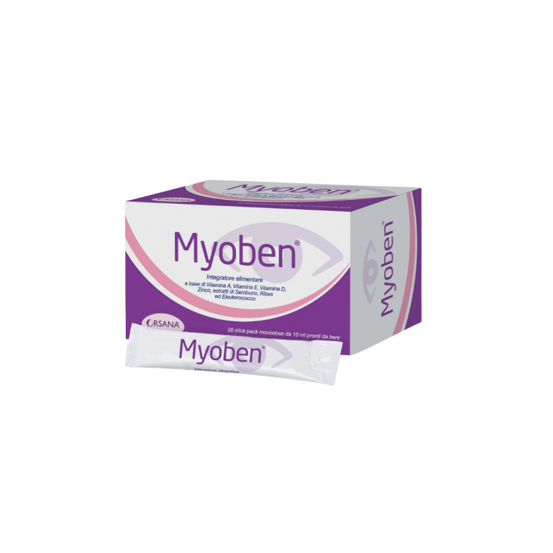 Myoben 20 stick pack monodose da 10 ml