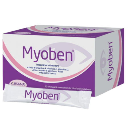 Myoben 20 stick pack monodose da 10 ml