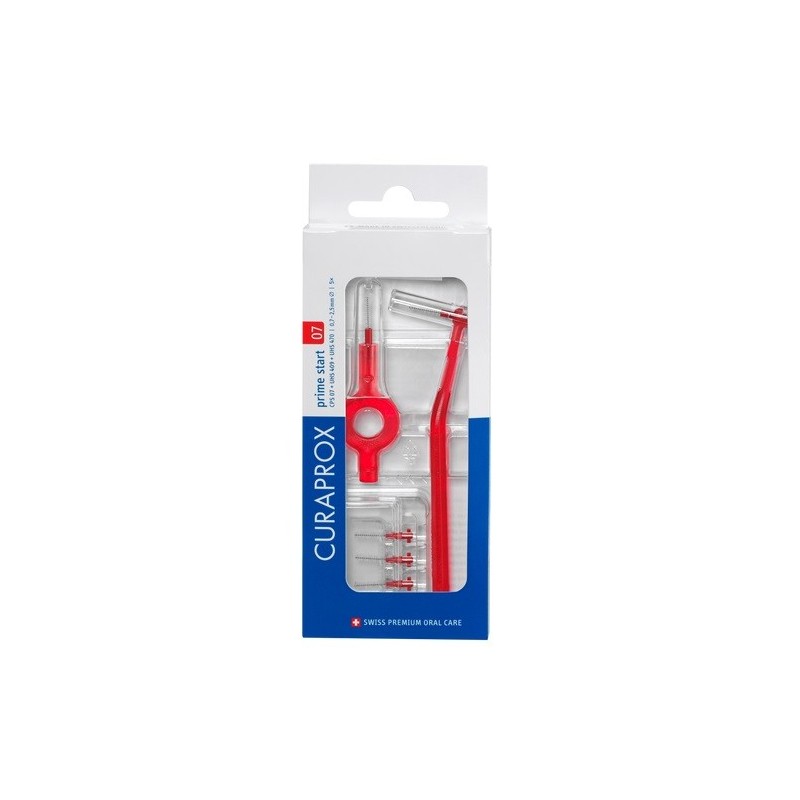 Curaprox capsule 07 scovolino prime start 07 red 5 pezzi