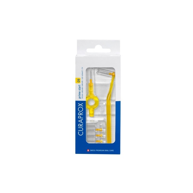 Curaprox capsule 09 scovolino prime start 09 yellow 5 pezzi