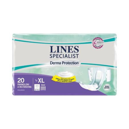 Pannolone a mutandina lines specialist derma maxi xl 20 pezzi