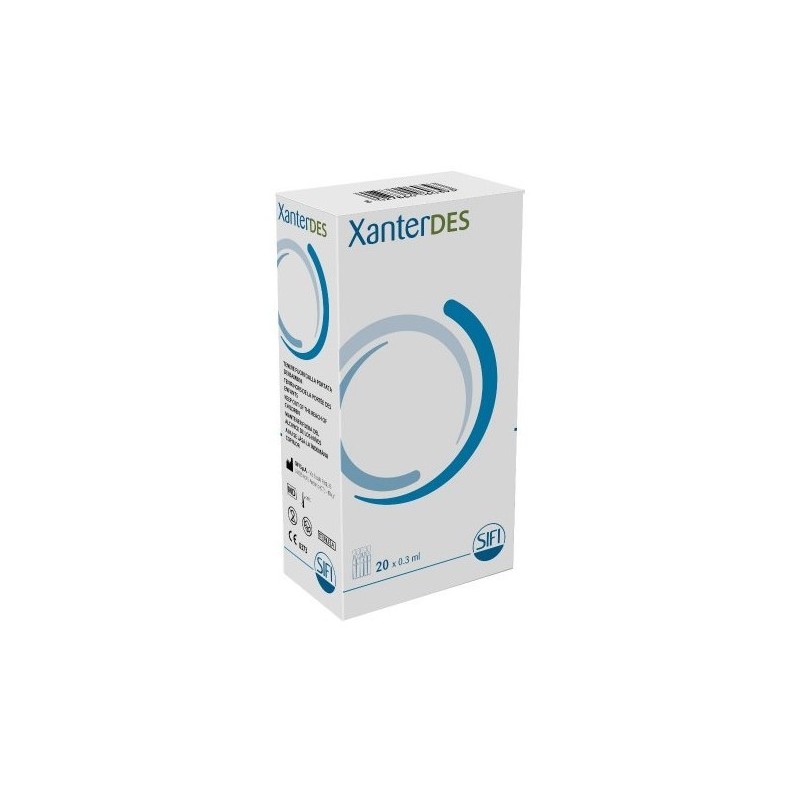 Xanterdes soluzione oftalmica 20 flaconcini monodose da 0,3ml