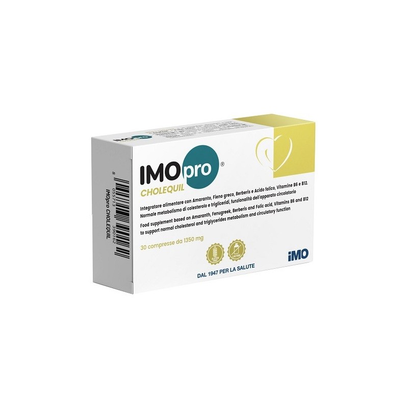 Imopro cholequil 30 compresse 1,35 g