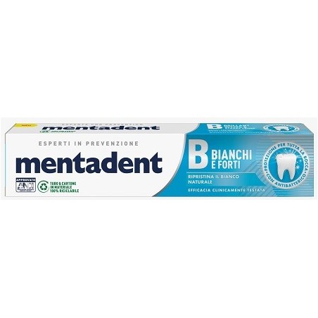 Mentadent bianchi e forti 75 ml