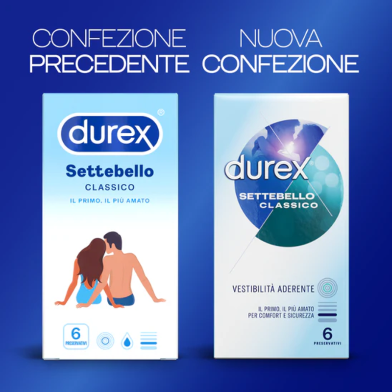 Profilattico durex settebello classico 6 pezzi
