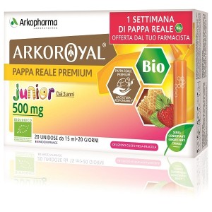 Arkoroyal junior pappa reale 500mg bio 20 fialoidi promo