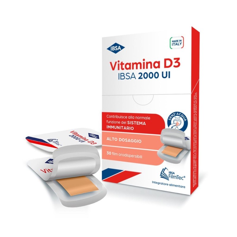Vitamina d3 ibsa 2000 ui 30 film orodispersibili