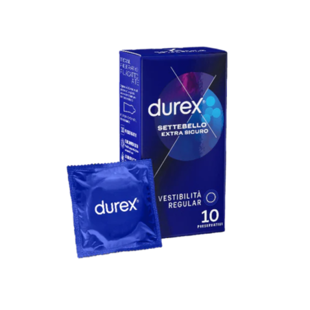 Profilattico durex settebello extra sicuro 10 pezzi