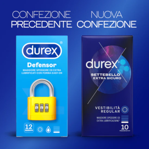 Profilattico durex settebello extra sicuro 10 pezzi