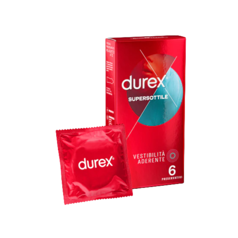 Profilattico durex supersottile close fit 6 pezzi
