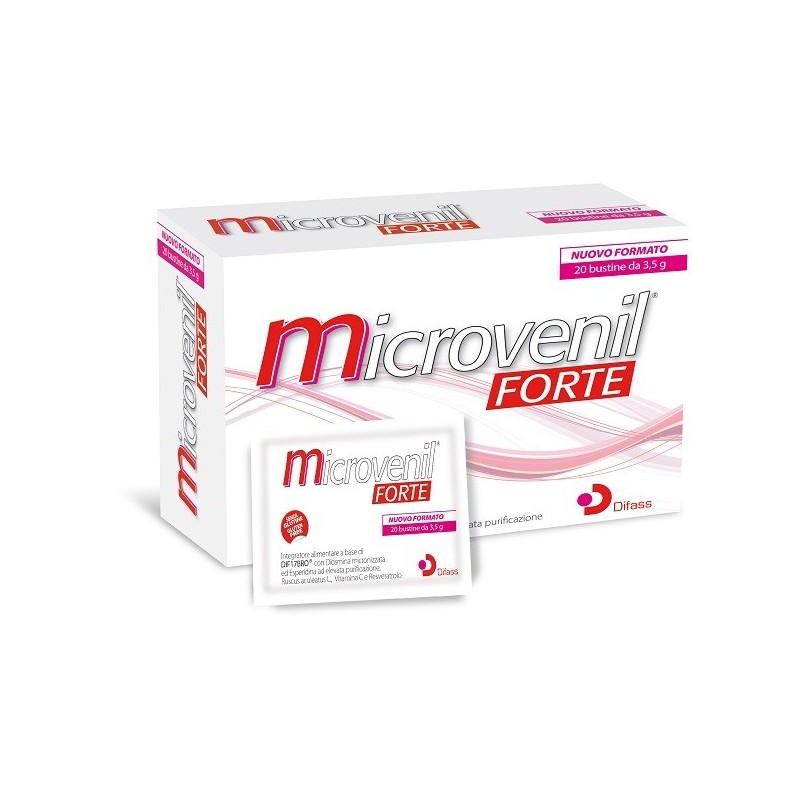 Microvenil forte 20 bustine da 3,5 g