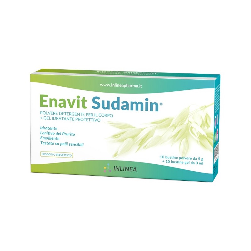 Enavit sudamin 10 bustine polvere da 5 g + 10 bustine gel da5 ml