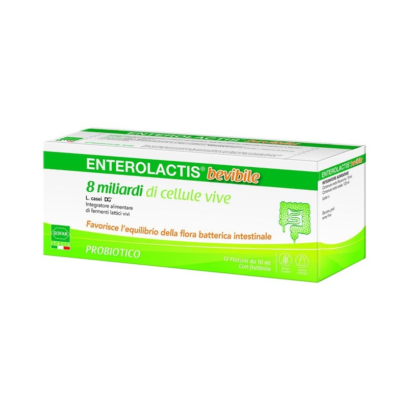 Enterolactis bevibile 12 flaconcini x 10 ml