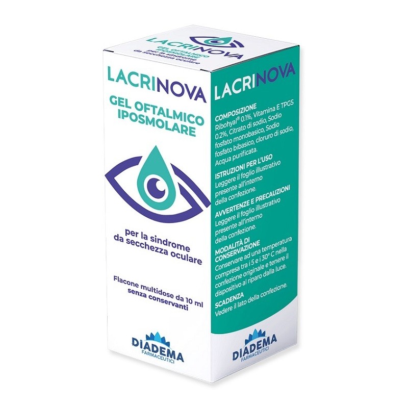 Lacrinova gel oftalmico iposmolare tb 10 ml