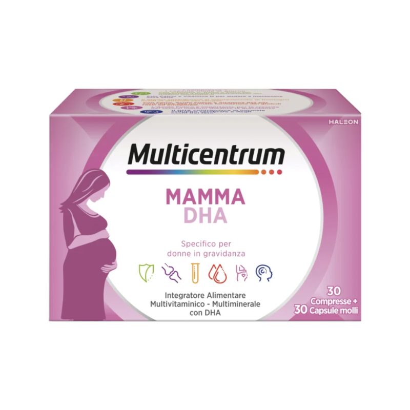 Multicentrum mamma dha 30 compresse + 30 capsule Multicentrum mamma dha 30 compresse + 30 capsule