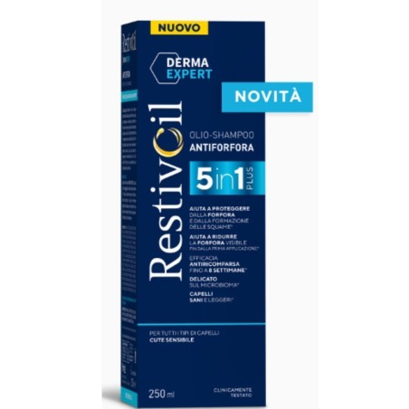 Restivoil derma expert shampoo antiforfora 5 in 1 250 ml