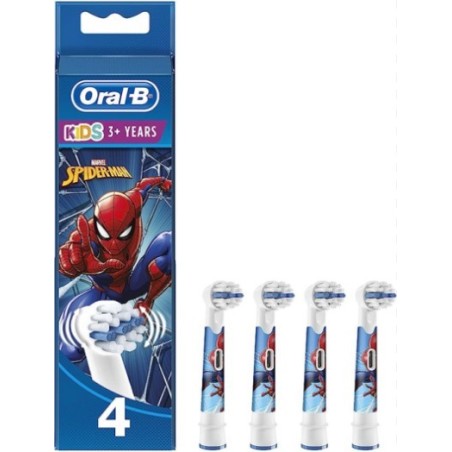 Oralb power refill eb10 spiderman 4 pezzi Oralb power refill eb10 spiderman 4 pezzi