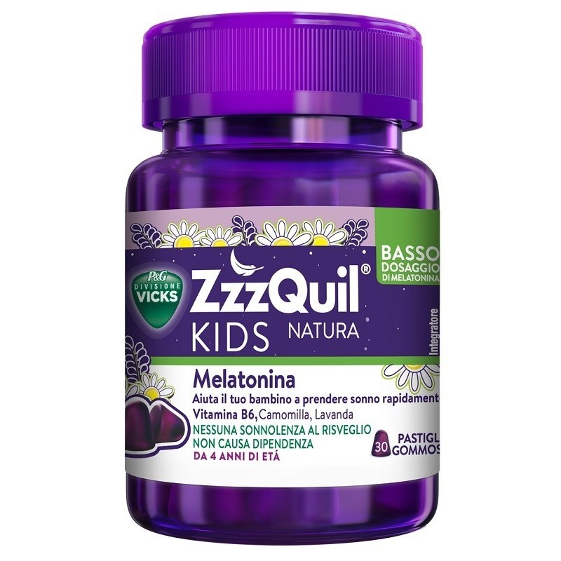 Vicks zzzquil kids natura 30 pastiglie gommose