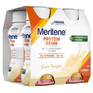 Meritene drink vaniglia 4 pezzi da 200 ml