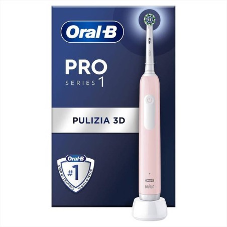 Oralb pro 1 rosa spazzolino elettrico+tc