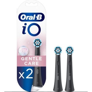 Oralb io gent refill gentle care black 2 pezzi