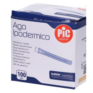Ago ipodermico pic gauge 25 5/8 100 pezzi