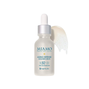 Miamo longevity plus aging defense sunscreen drops soft gold30 ml