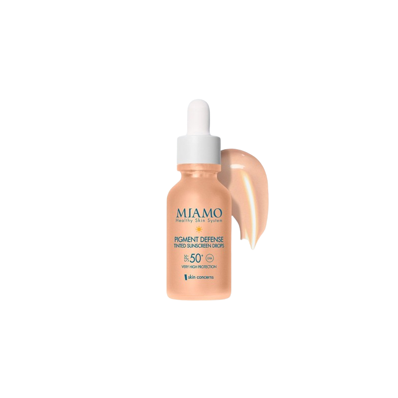 Miamo skin concerns pigment defense tinted sunscreen drops soft tinted 30 ml