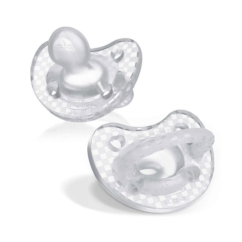Chicco gommotto silicone crystal 16-36 mesi 2 pezzi