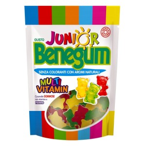 Benegum junior multivitamin caramelle gommose con vitamine eferro 90 g