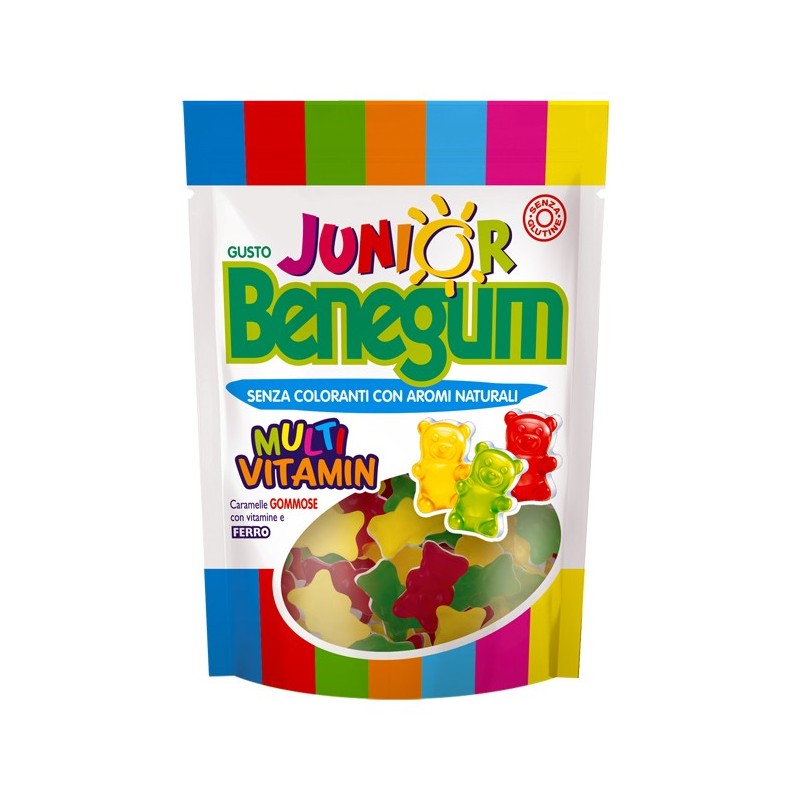 Benegum junior multivitamin caramelle gommose con vitamine eferro 90 g