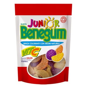 Benegum junior vita c caramelle gele' con succo di frutta evitamina c 90 g
