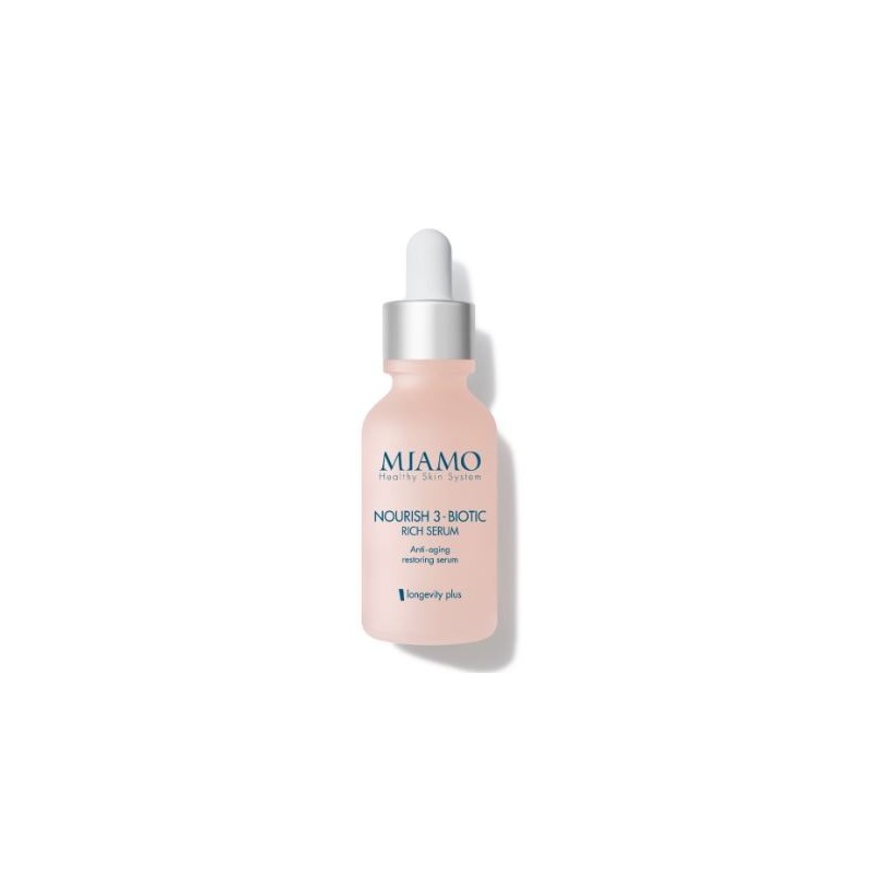 Miamo longevity plus nourish 3 biotic rich serum 10 ml