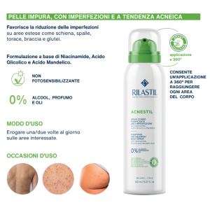 Rilastil acnestil spray corpo 150 ml