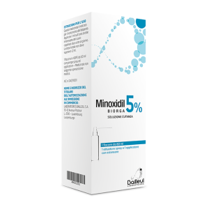 Minoxidil biorga (laboratoires bailleul) soluz cutanea 60 ml5%