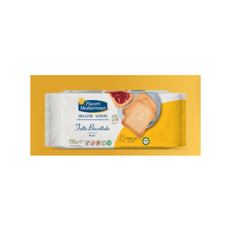 Piaceri mediterranei fette biscottate 110 g Piaceri mediterranei fette biscottate 110 g