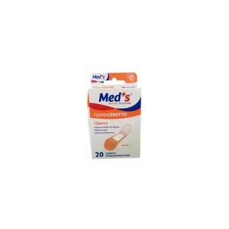 Cerotto meds poliuretano ipoallergenico classico medio 20 pezzi