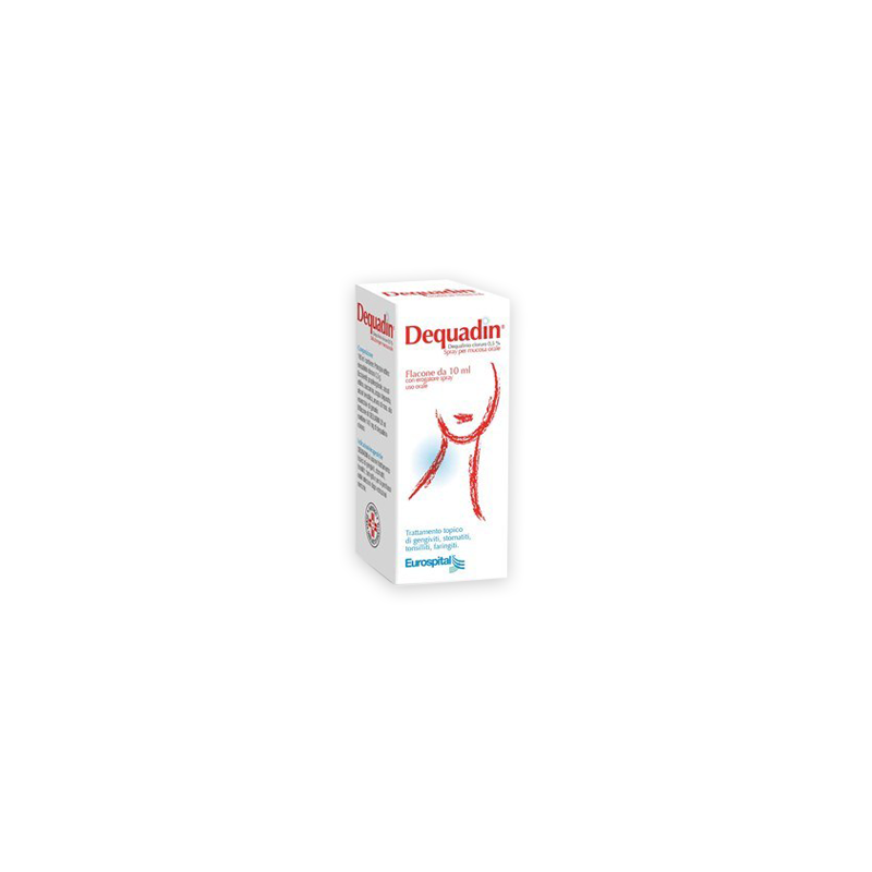 Dequadin spray mucosa orale 10 ml 0,5%