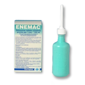 Enemac 1 flacone 130 ml 16,1 g/100 ml + 6 g/100 ml soluz rett