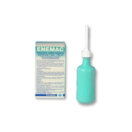 Enemac 1 flacone 130 ml 16,1 g/100 ml + 6 g/100 ml soluz rett